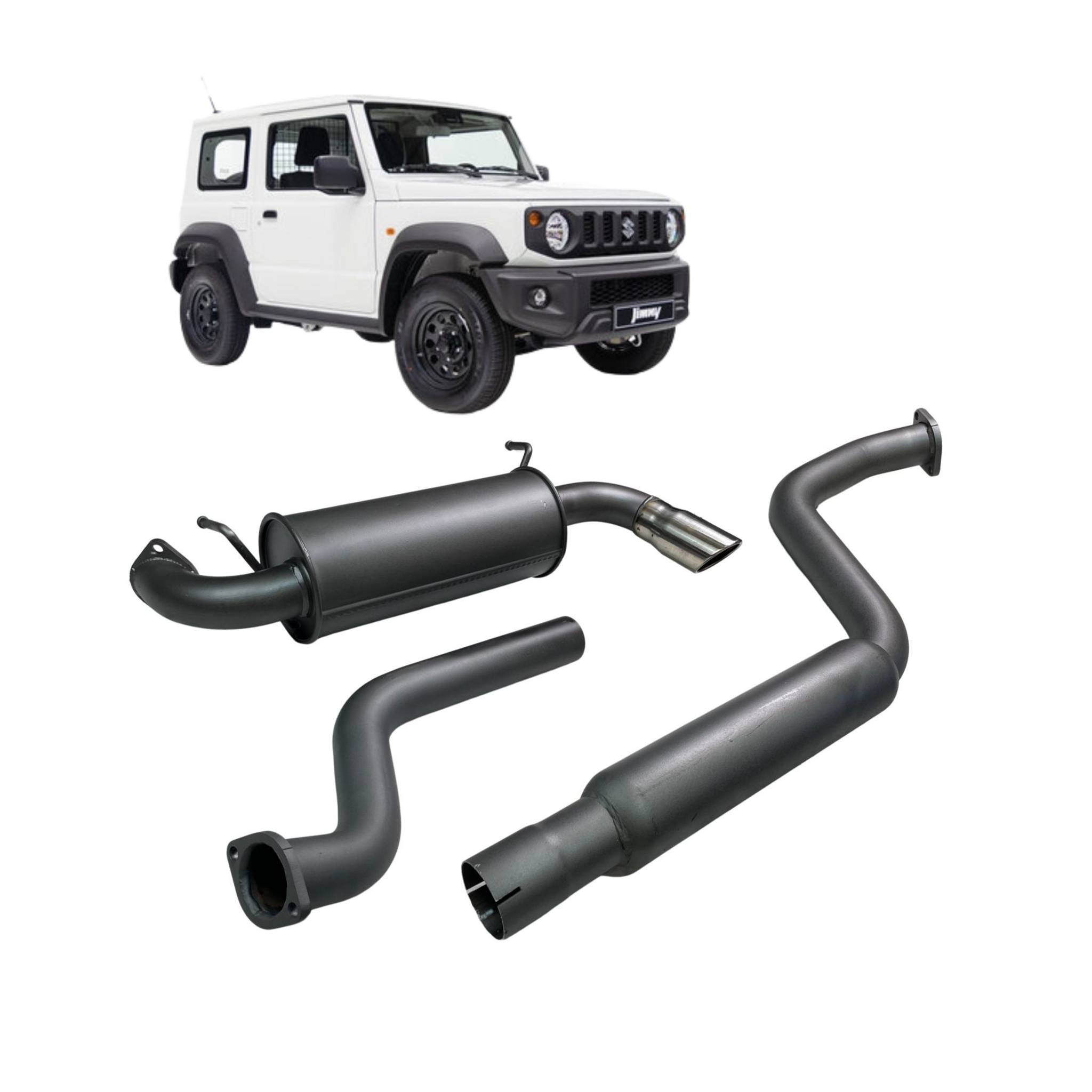 Redback 4x4 Exhaust System for Suzuki Jimny 3-Door (07/2018 - on)